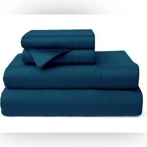 Cosy House Collection 100% Rayon Derived from Bamboo Sheet Set Queen, Royal Blue